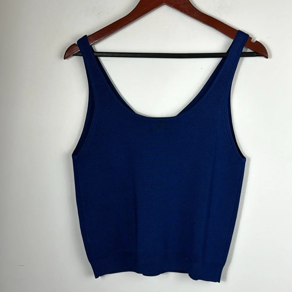 J. Crew Women's Blue Tank Top Sz L